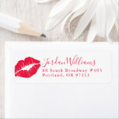 Jouw namen toevoegen | lippenstift kus etiket (Insitu)