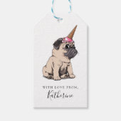 Jouw namen toevoegen | Puppy's | Aspirerende Eenho Cadeaulabel (Voorkant)