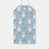 Jouw namen toevoegen | Regenboog Zonnebril Lama Pa Cadeaulabel (Achterkant)