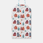 Jouw namen toevoegen | Scandinavisch Huis Volkskun Cadeaulabel (Achterkant)