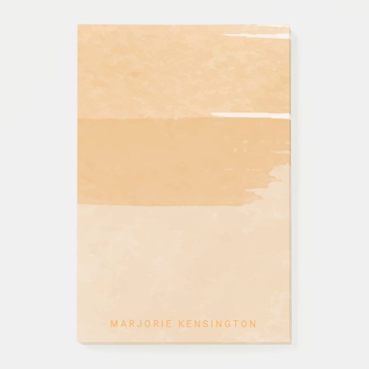 JOUW NAMEN TOEVOEGEN | Toelichting Waterverf strip Post-it® Notes (Voorkant)