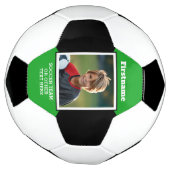 Jouw namen voor foto toevoegen - Kan kleur bewerke Voetbal (Gedraaid)