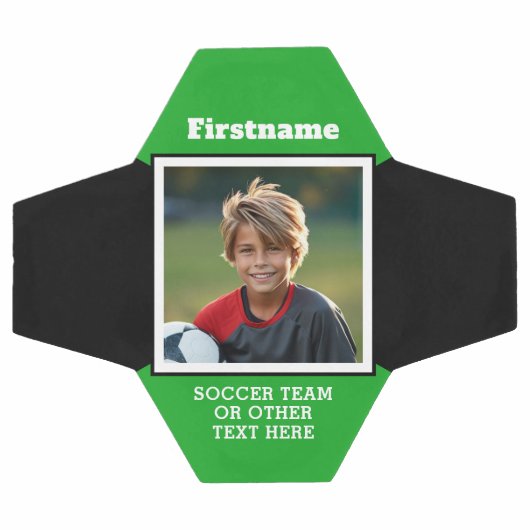 Jouw namen voor foto toevoegen - Kan kleur bewerke Voetbal (Enkel)