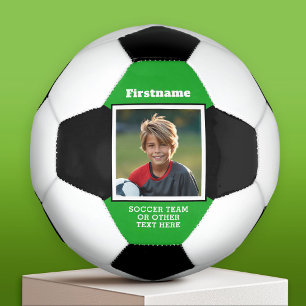 Jouw namen voor foto toevoegen - Kan kleur bewerke Voetbal