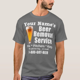 Jouw namen voor het verwijderen van de bier Pints T-shirt