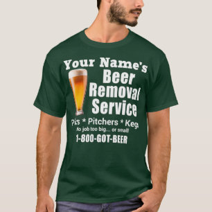 Jouw namen voor het verwijderen van de bier Pints  T-shirt