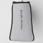 Jouw namen voor klassieke handteksten golfheadcover (Draai 90)