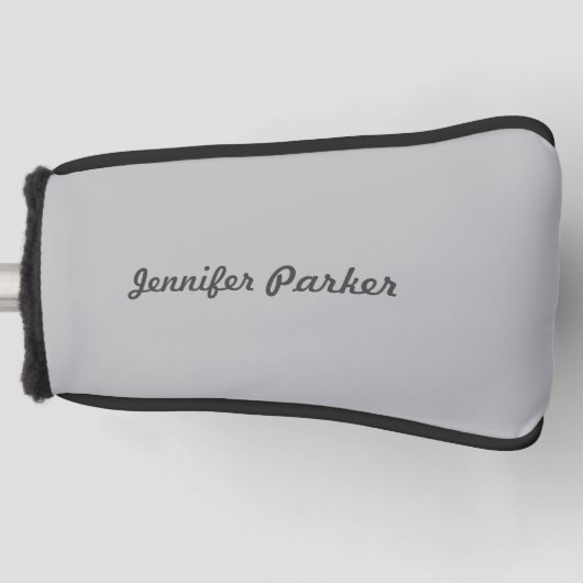 Jouw namen voor klassieke handteksten golfheadcover (Voorkant)