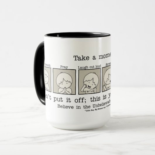 Jouw NU Moment Mok (Voorkant links)