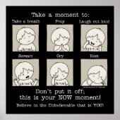 Jouw NU Moment Poster (Voorkant)