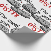 Jouw oester cadeaupapier (Hoek)