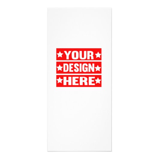 Jouw ontwerp hier Aangepast  Reclamekaart (Voorkant)