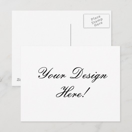 Jouw ontwerp hier! Aangepaste bruiloft aankondigin Aankondigingskaart (Voorkant / Achterkant)