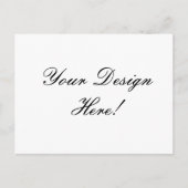 Jouw ontwerp hier! Aangepaste bruiloft aankondigin Aankondigingskaart (Voorkant)