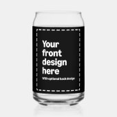 Jouw ontwerp hier blikvorm glas (Voorkant)