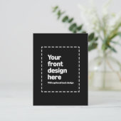 Jouw ontwerp hier briefkaart (Staand voorkant)