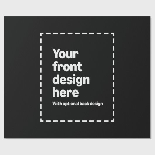 Jouw ontwerp hier cadeaupapier (Vlak)