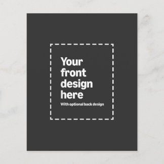 Jouw ontwerp hier flyer