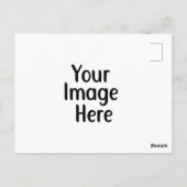 Jouw ontwerp hier gepersonaliseerd briefkaart (Achterkant)