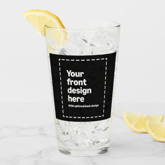 Jouw ontwerp hier glas (Voorkant ijs)