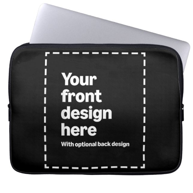 Jouw ontwerp hier laptop sleeve (Voorkant)