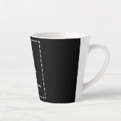 Jouw ontwerp hier latte mok (Rechts)