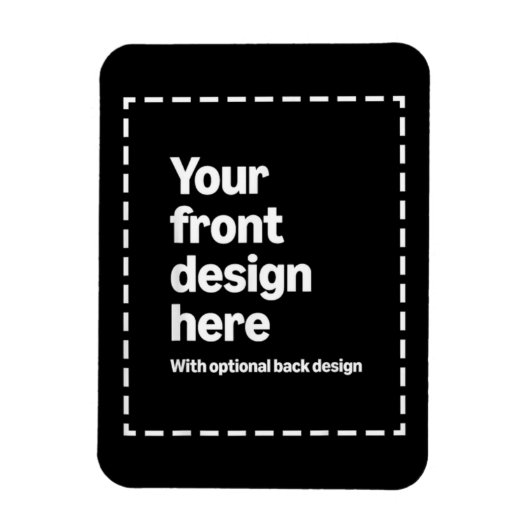 Jouw ontwerp hier magneet (Verticaal)