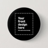 Jouw ontwerp hier ronde button 5,7 cm (Voorkant)