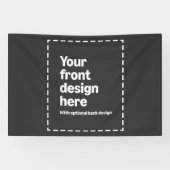 Jouw ontwerp hier spandoek (Horizontaal)
