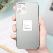 Jouw ontwerp hier sticker (Telefoon)