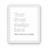 Jouw ontwerp hier sticker (Voorkant)