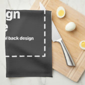 Jouw ontwerp hier theedoek (Quarter Fold)