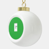 Jouw ontwerp keramische bal ornament (Rechts)