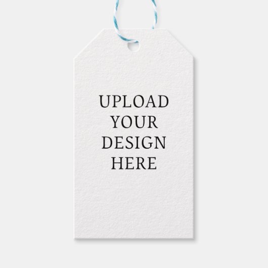Jouw ontwerp upload zwaait favoriet cadeaulabel (Voorkant)