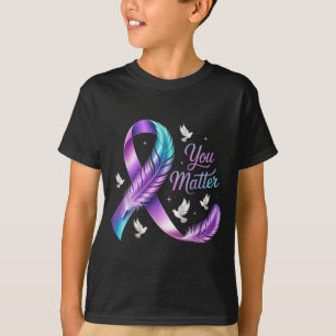 Jouw ontwerp voor het lint voor zelfmoordpreventie t-shirt