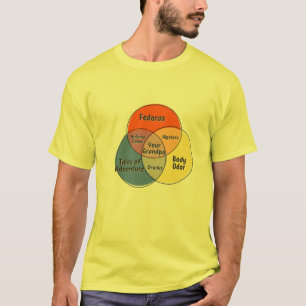 Jouw opa Indiana Jones Hipsters Drunks Fedoras T-shirt
