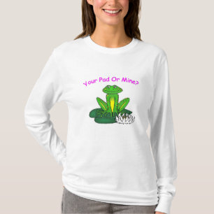 Jouw Pad of de Mijne - Dames Witte Lange Mouwen T-shirt