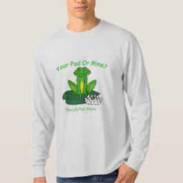 Jouw Pad of de mijne - Heren Lichtgrijs Lang Sleev T-shirt