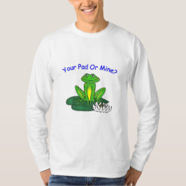 Jouw Pad of de Mijne - Heren Wit Lange Mouwen T-shirt