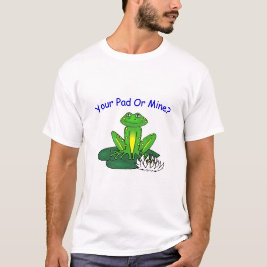 Jouw Pad of de Mijne - Heren Wit T-shirt (Voorkant)