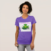 Jouw Pad of de Mijne Paars Dames T-shirt (Voorkant volledig)