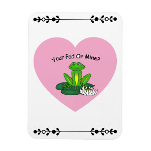 Jouw Pad Of De Mijne? Valentijnsdag Magneet