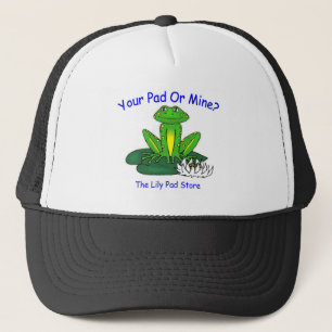 Jouw Pad of de mijne - Zwart/Blauw - Trucker Pet