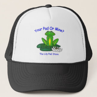 Jouw Pad of de mijne - Zwart/Blauw - Trucker Pet
