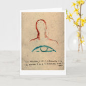 Jouw perceptie van mij is een reflectie van jou. kaart (Gele Bloem)