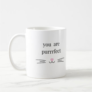 Jouw perfect kat pun mok voor kat ouders wit