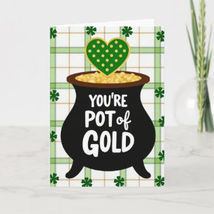 Jouw Pot Met Goud St. Patricks Dag Kaart