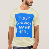 Jouw PowWow-afbeelding hier Aangepaste inheemse Am T-shirt (Voorkant)