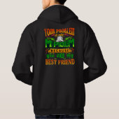 jouw probleem is ook mijn probleem hoodie (Achterkant)