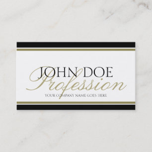 Jouw-professional Gold-script Visitekaartje